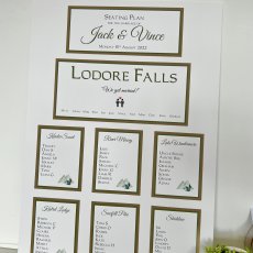 Mountain Themed Rustic Table Plan 230X230