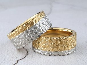 Organic Wedding Rings 306X229