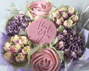 Thank You Cupcake Bouquet With Logo 287X230