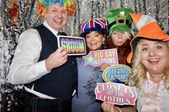 What A Laugh Photo Booth Hire Glasgow Same Sex Wedding Photo Booth1 345X230