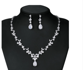 Antoinette Necklace And Earrings Set Crystal Necklace Sets Bridal 15820464029789 271X229