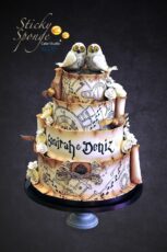 Harry Potter Scroll Wedding Cake 1 Scaled 1 153X230