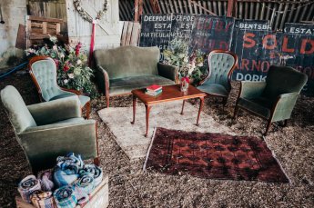 The Prop Library Wedding Prop Hire Rustic Lounge Area 345X229