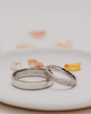 Ethica Diamonds Alissa Wedding Band Platinum Engraved 2 184X230