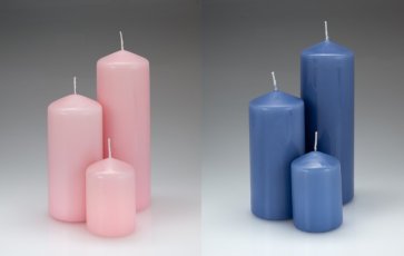 Pastel Pillar Candles 363X230