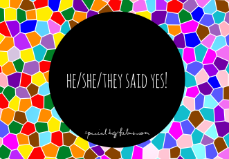 Pride He She They Said Yes Landscape 331X230