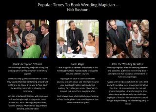 Wedding Magician Options 320X230