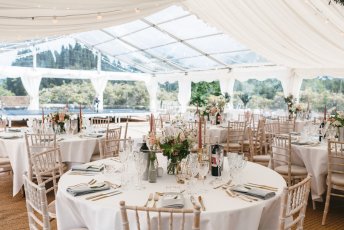 09 Hatch Marquee Wedding Receptions At Pentillie Castle In Cornwall By Freckle Photography 344X230