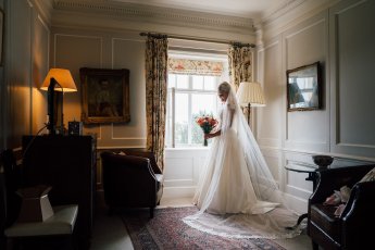 21 Bridal Photography By Ray Mcshane In A Gown Designed By Mariola B For Pronovias At Pentillie Castle 345X230
