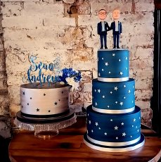 Blue Wedding Cake 229X230