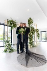 Emerald Green Tie Wedding On The Chapel House Estate Kent Englandbv0A8973 153X230