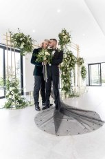 Emerald Green Tie Wedding On The Chapel House Estate Kent Englandbv0A8977 153X230