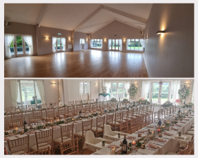 Wedding Room Empty &Amp; Decorated