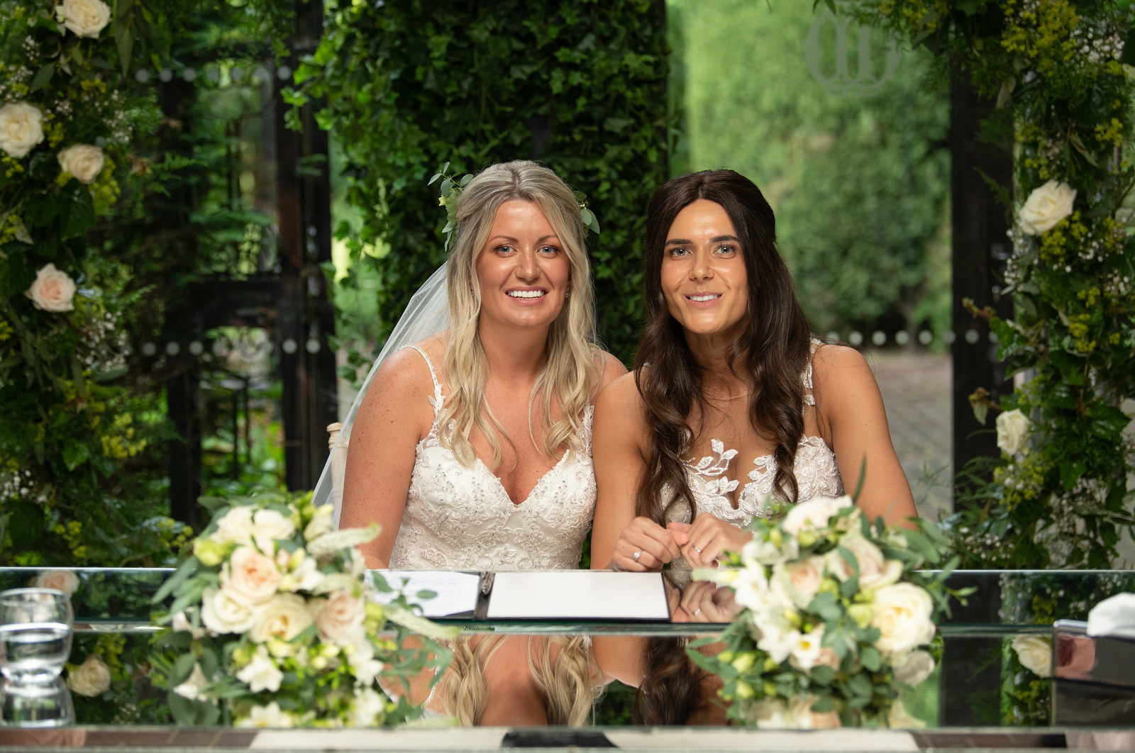 Bride And Bride Signing The Register Richardmilnes