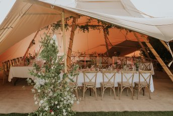 Tipi Wedding Reception