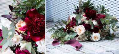 My Lady Garden Rich Crimson Bouquet Gay Wedding Guide 6 380X174