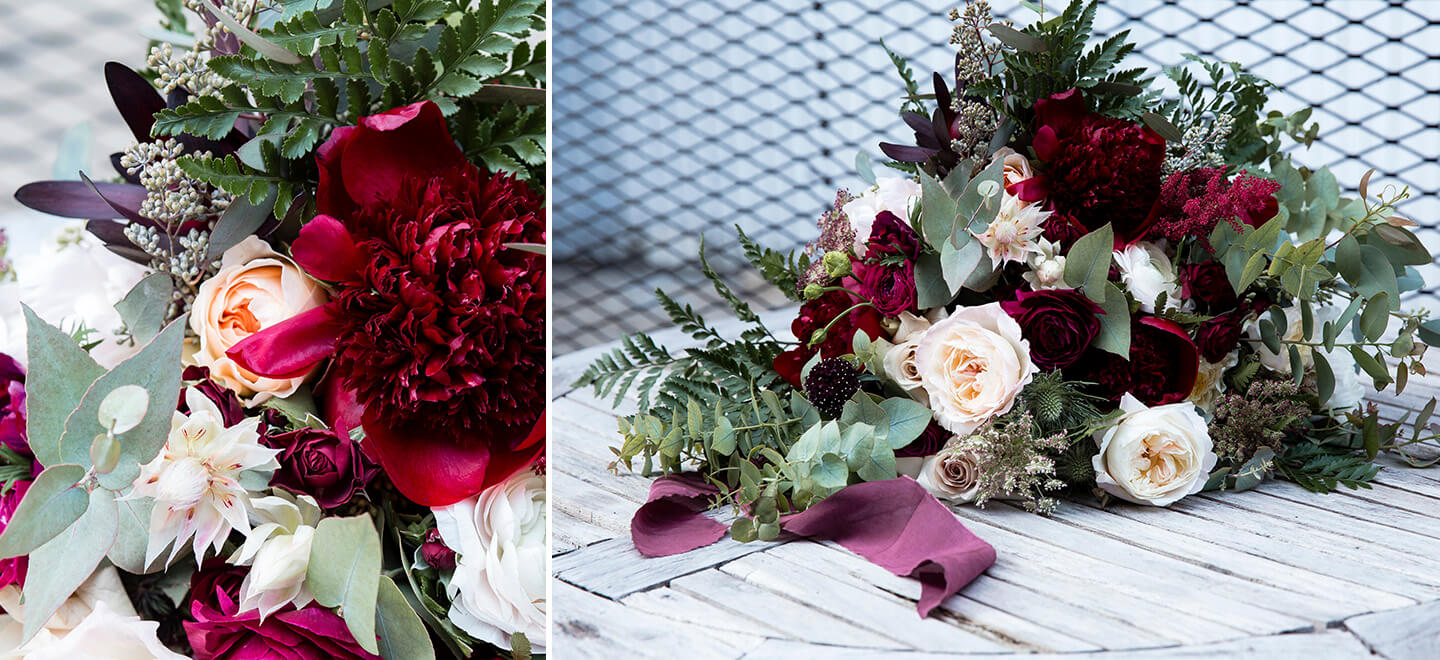My Lady Garden Rich Crimson Bouquet Gay Wedding Guide 6