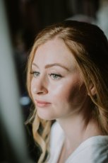 Jax Glam Beauty Airbrush Makeup Lashes Hair Half Up Half Down For Bride Maddie Wedding August 2022 Aldwick Estate By Dan Pitman Photography 2 153X230