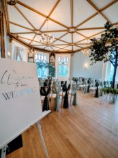 Terrace Wedding Ceremony Welcome Sign 173X230